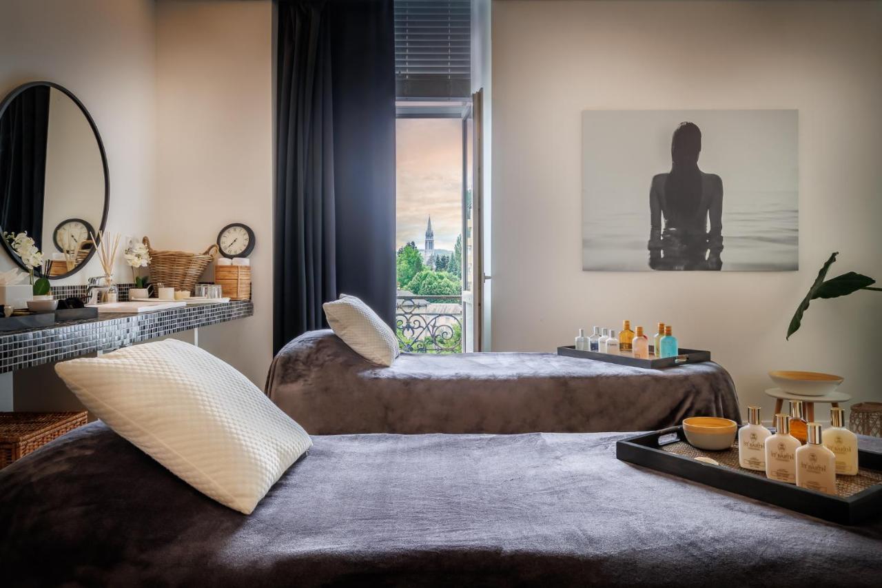 Belfry & Spa By Ligne St Barth 루르드 외부 사진 Spa at the Mandarin Oriental Paris